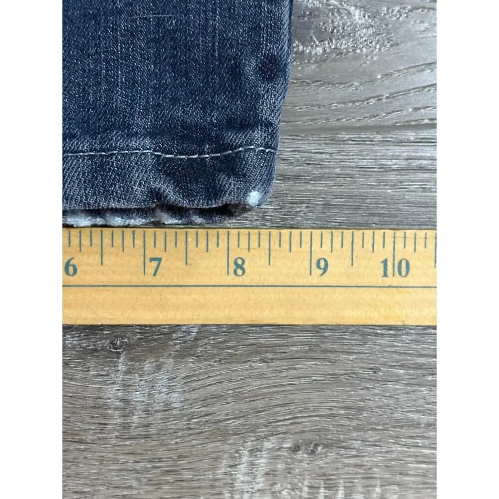 Pacific Blue Washed Baggy Jeans Y2K Streetwear Skater Retro - Men’s 36x30